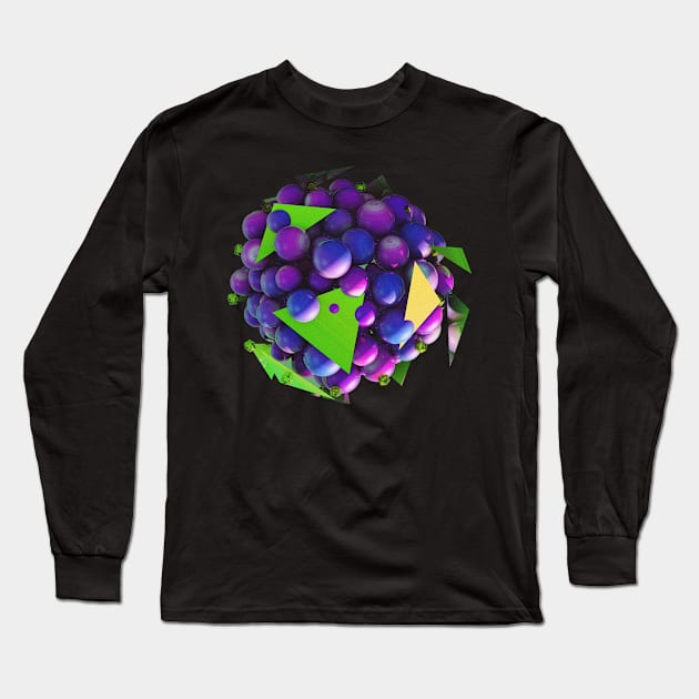 Planet futuristic modern 3d space Long Sleeve T-Shirt by carolsalazar